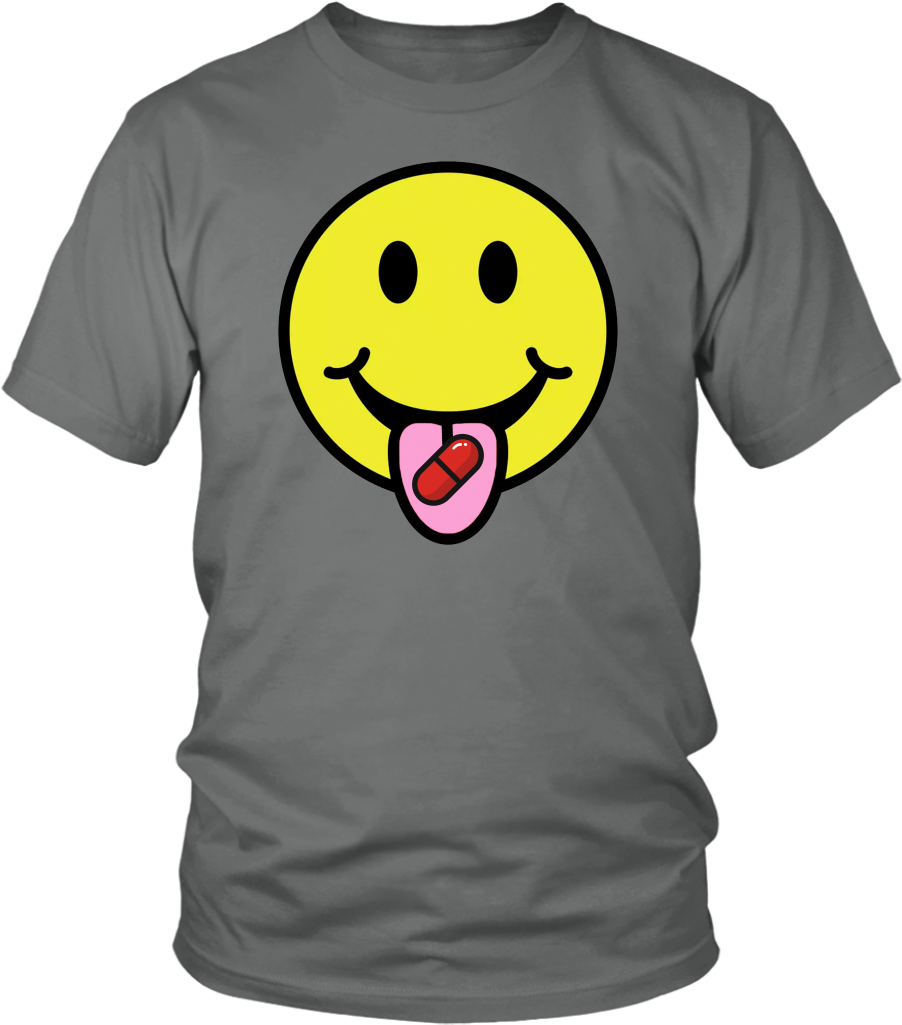 Red Pill Smiley - Unisex Tee - Democratic Party, Republican Party, Keg (1024x1024), Png Download