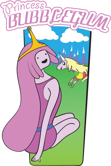 Princess Bubblegum Pin-up (720x720), Png Download