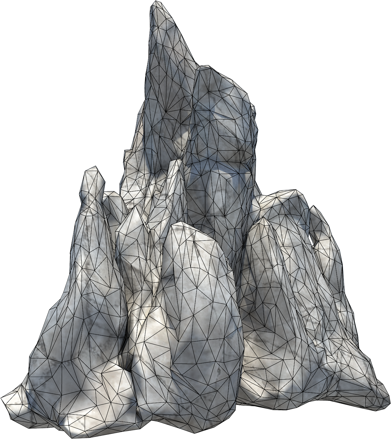 Picture Royalty Free Rock By Toxxast Docean Rockrenderloupolypng - Sales (2048x2048), Png Download
