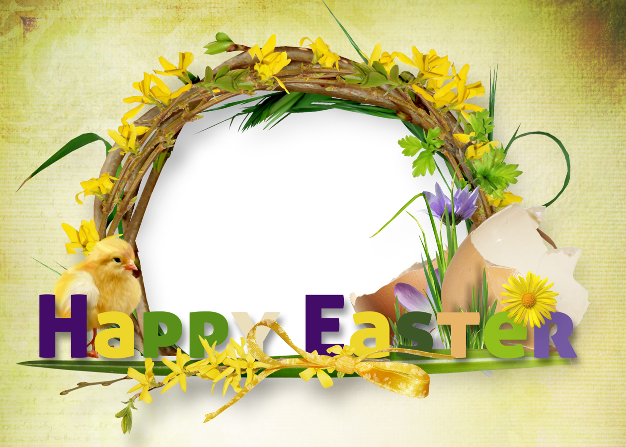 Happy Easter - Happy Easter Cadres Png (1260x900), Png Download