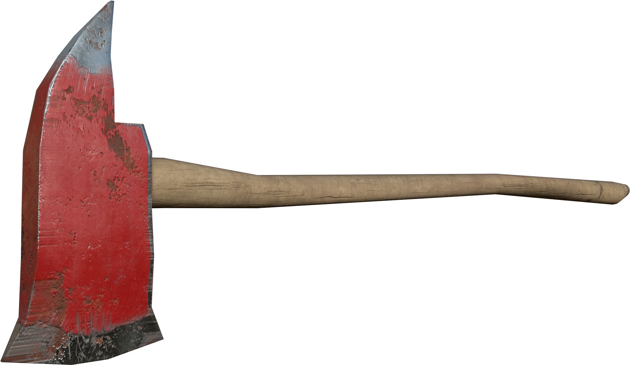 Art / Showcasefireaxe Made In Blender Textured In Substance - Antique Tool (4096x2160), Png Download