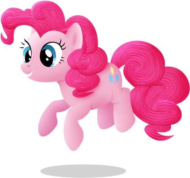 Ponytail Clipart Transparent - Pinkie Pie (626x600), Png Download
