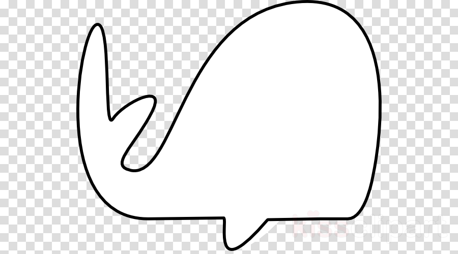 Whale Outline Clipart Cetacea Humpback Whale Clip Art - Lambang Whatsapp Png (900x500), Png Download