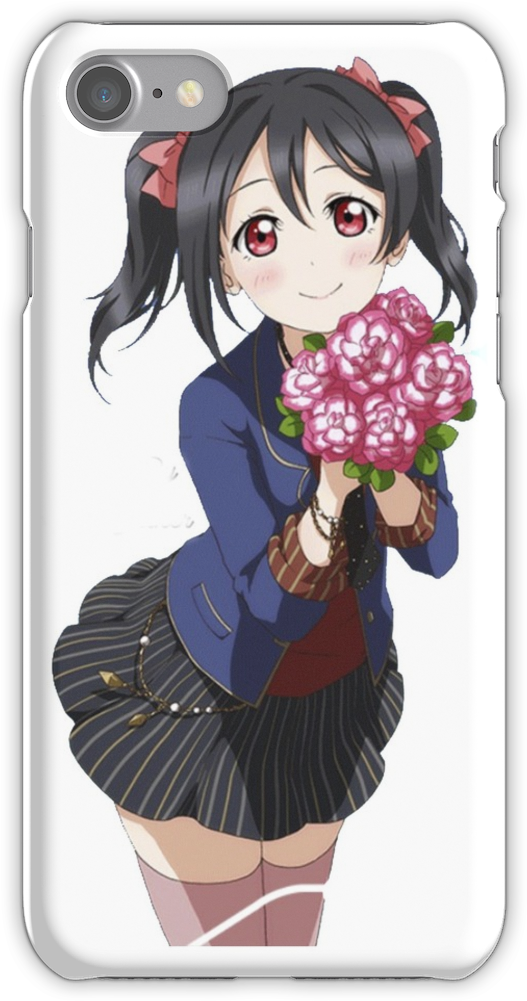 Yazawa Nico Holding Roses Love Live Iphone 7 Snap Case - Love Live Aqours Seiyuu Ages (750x1000), Png Download