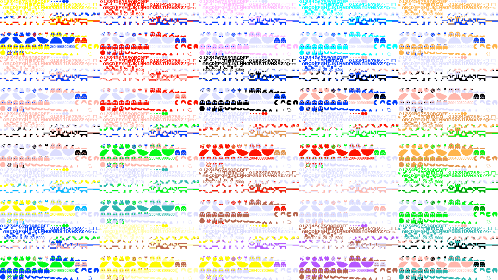 Photo Pacmaneverypalette Zps1d17a4ee - Photograph (1024x576), Png Download