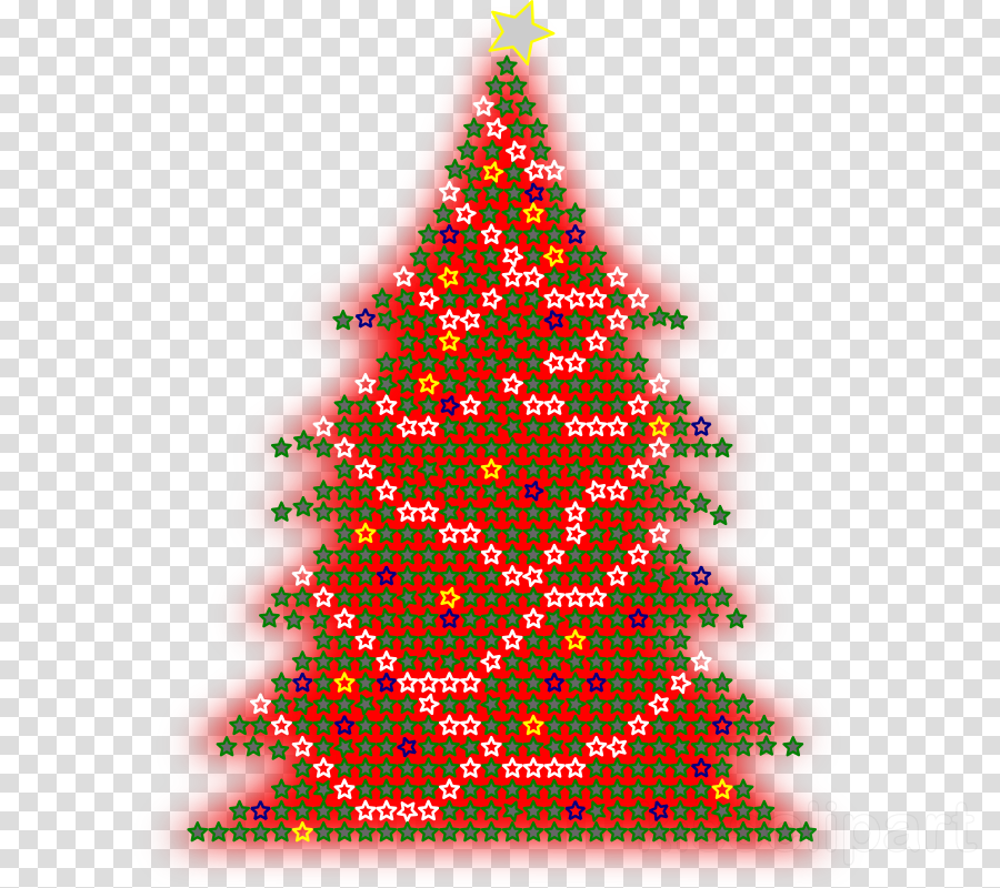 Red Christmas Tree Png Clipart Christmas Tree Christmas - Christmas Day (900x800), Png Download
