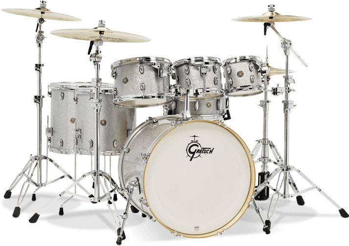 Catalina Maple 7-piece Shell Pack - Gretsch Cm1 E826p Ss (768x580), Png Download