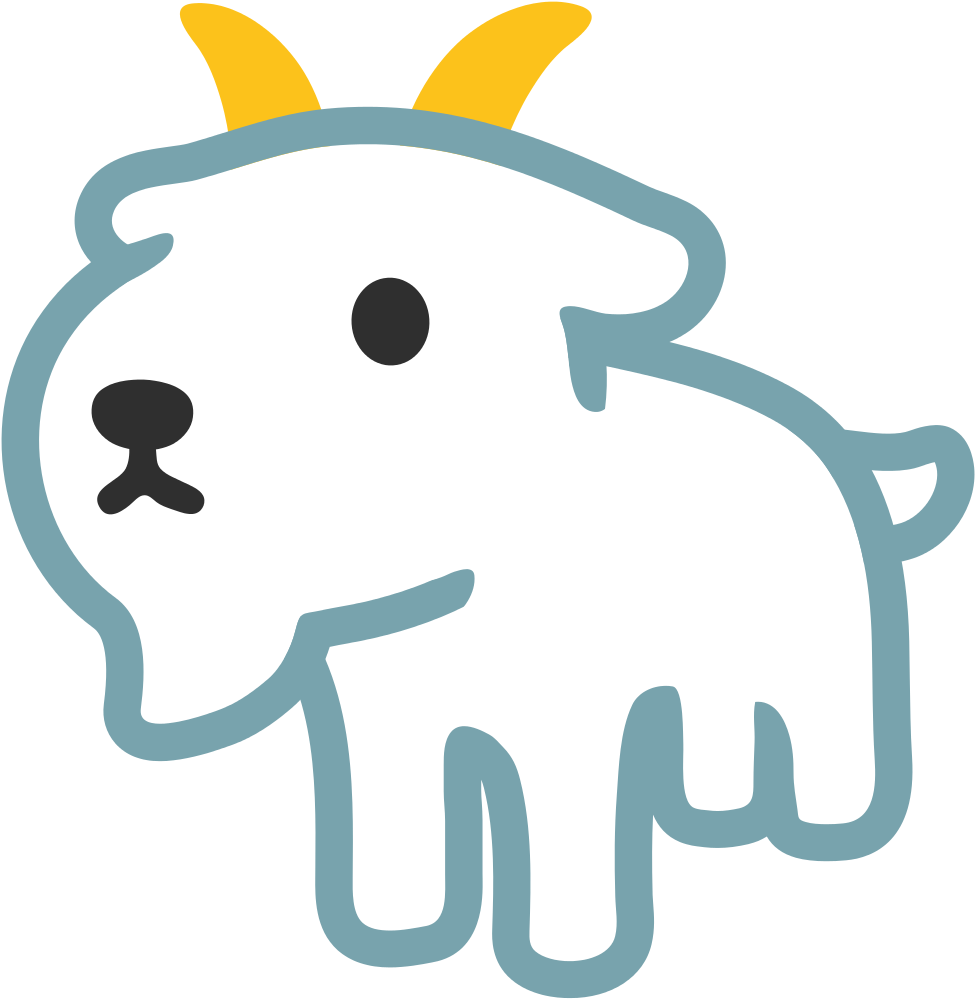 28 Nov - Goat Emoji (1000x1000), Png Download