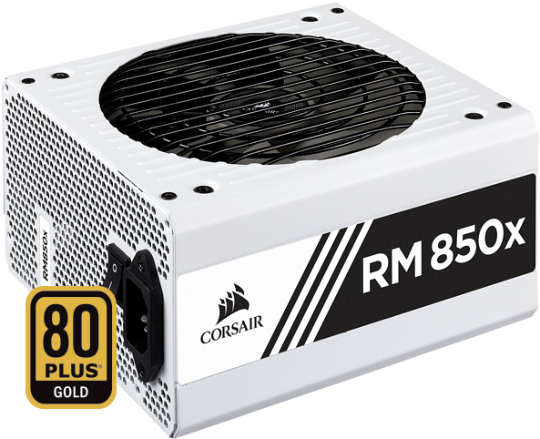 Corsair Rmx 750w Power Supply Corsair Rmx White Series - Corsair Rmx White Series Rm850x 2018 (778x481), Png Download