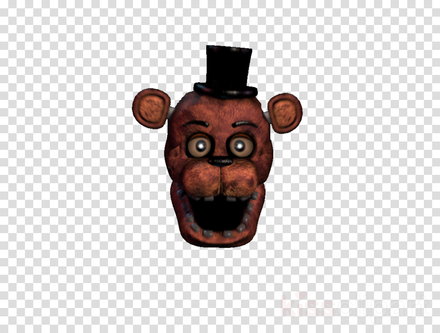 Golden Freddy Head Fnaf 2 Clipart Five Nights At Freddy's - White Letter O With Transparent (900x680), Png Download