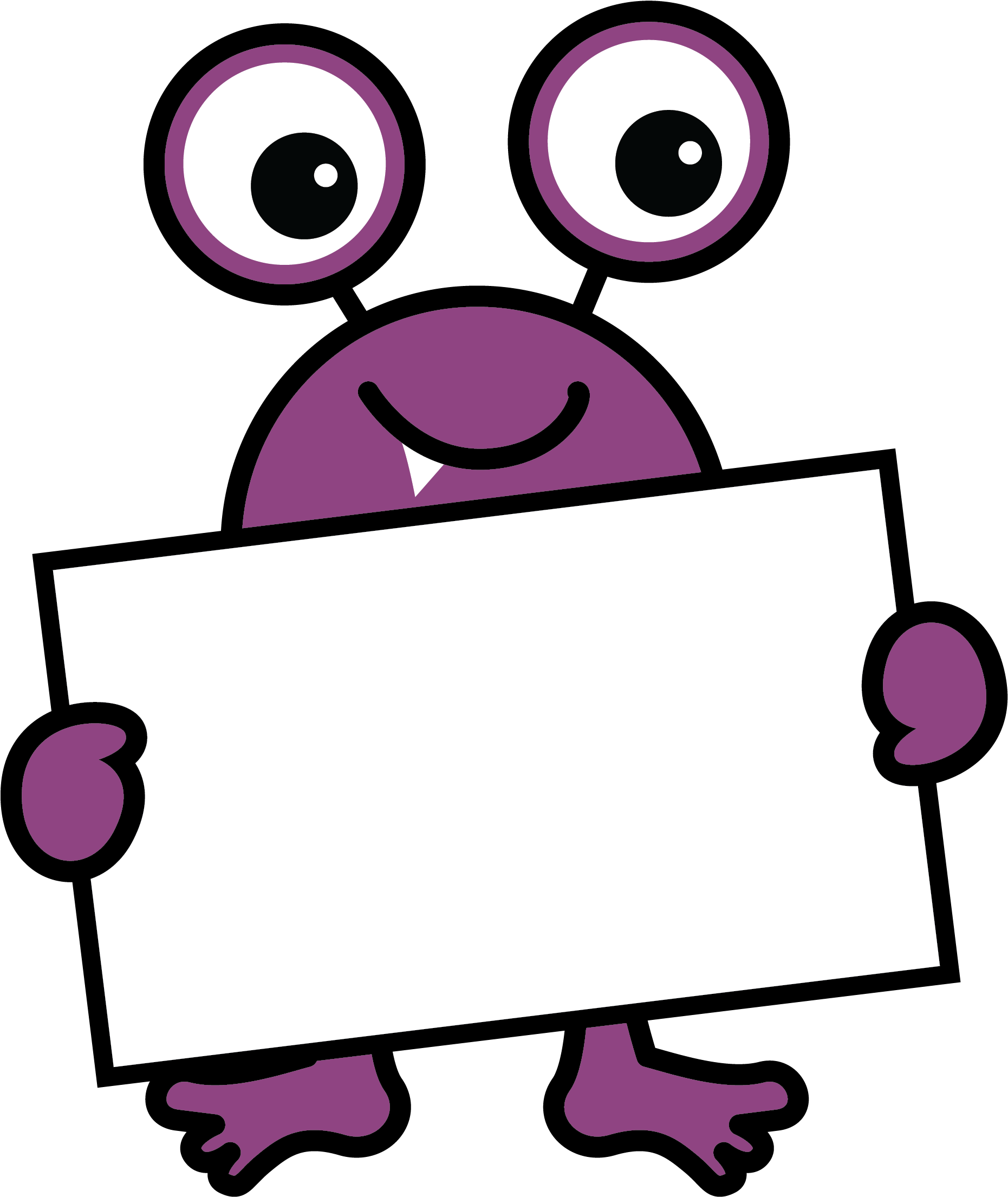 Png Royalty Free Stock Pancartas Label Pinterest - Drawing (2550x3300), Png Download