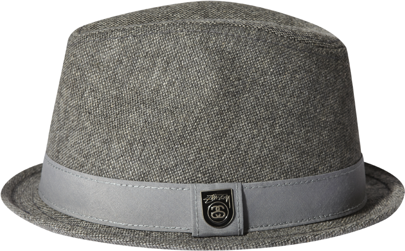 Stussy Tweed Fedora Hat - Fedora (800x720), Png Download