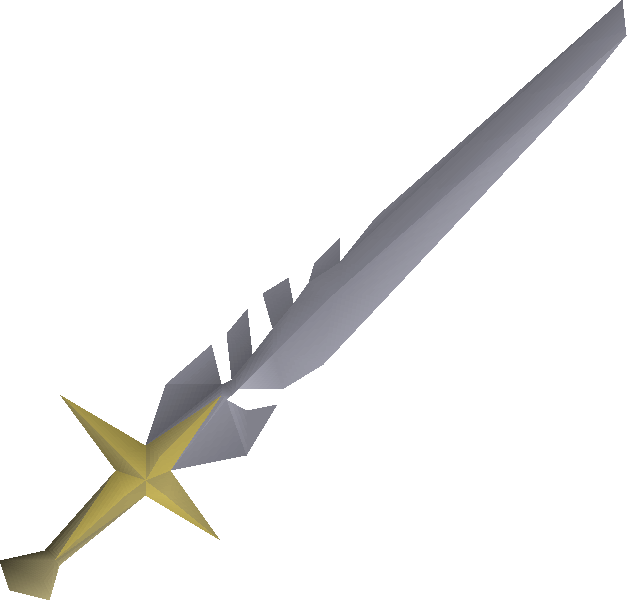 Saradomin Sword - Runescape Saradomin Sword (627x600), Png Download