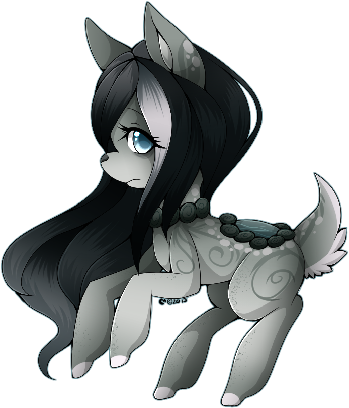 Image Black And White Library Little By Winter Wendigo - Cartoon (785x846), Png Download