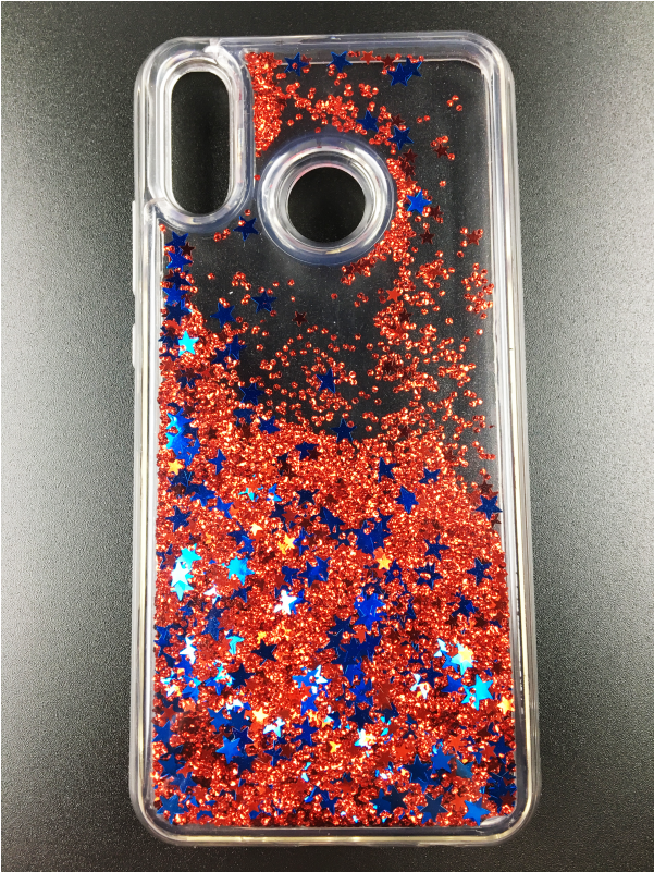 Θηκη Huawei P20 Lite Silicon Case Water Glitter Red - Huawei P20 Lite Θηκεσ (800x800), Png Download