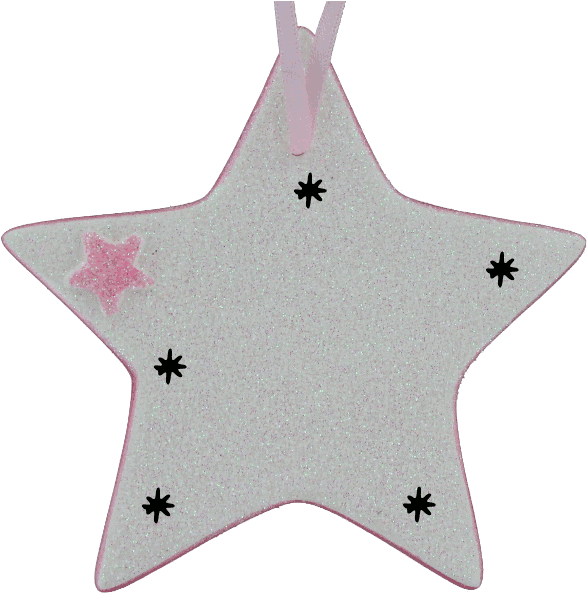Custom Star Plaque - Christmas Ornament (600x600), Png Download