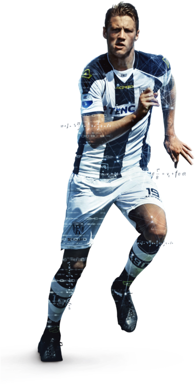 Scisports' Visualisation Of Wout Weghorst Surrounded (405x801), Png Download