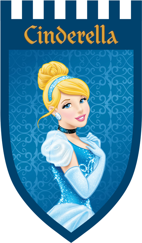 Cinderella Flag - Disney Princess Jigsaw Puzzle (50 Pcs.) (600x920), Png Download