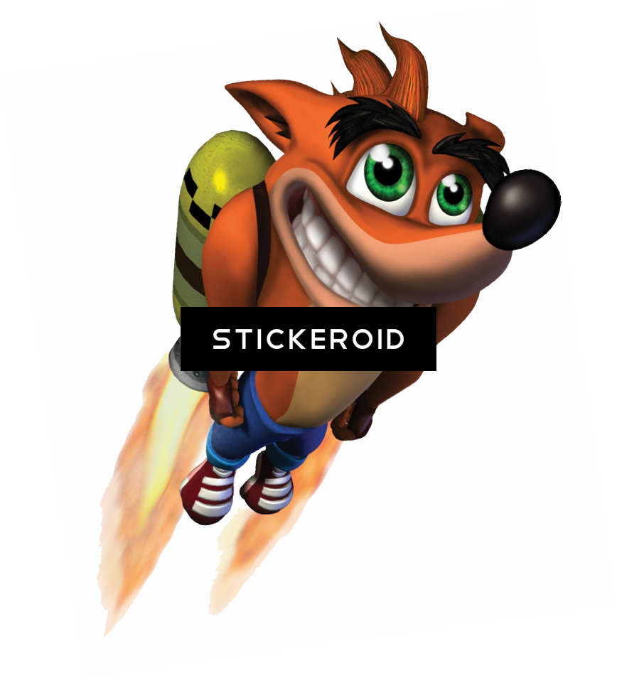 Crash Bandicoot (868x954), Png Download