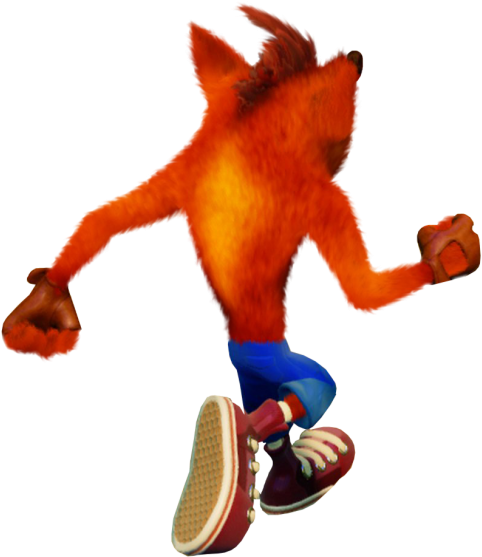 Crash Bandicoot - Crash Bandicoot N Sane Render (518x600), Png Download