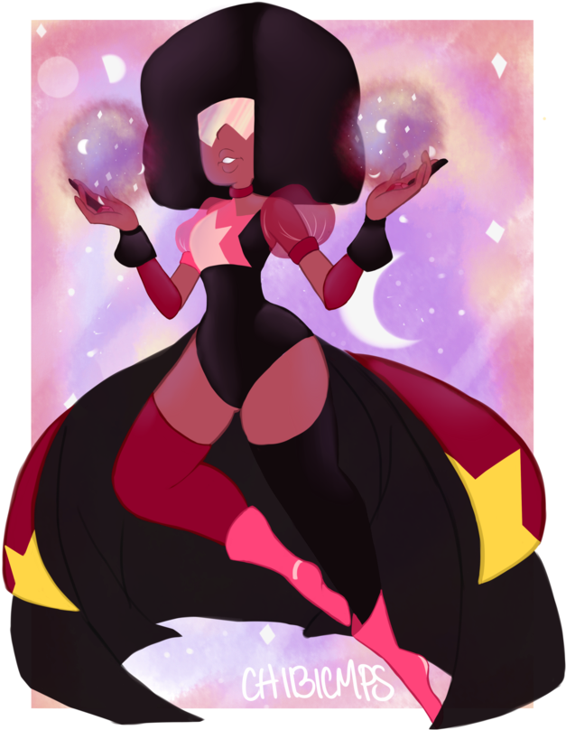 Magical Garnet By Chibicmps Steven Universe, Garnet, - Comics (730x1095), Png Download