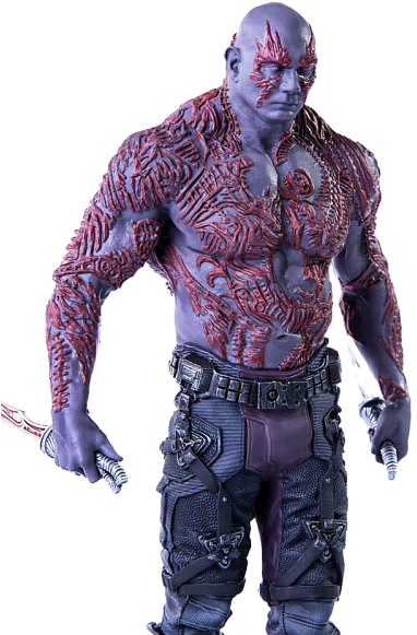 Estátua Drax Guardiões Da Galaxia Art Scale 1/10 Iron - Guardians Of The Galaxy (600x600), Png Download