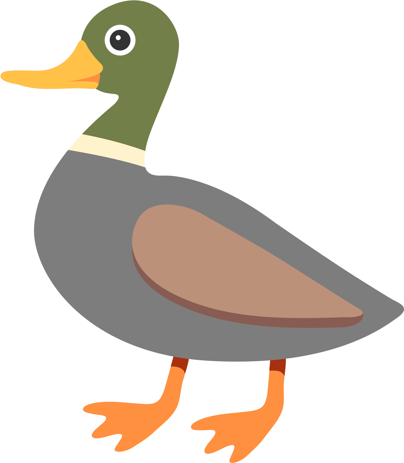 Duck Emoji Png (2000x2000), Png Download