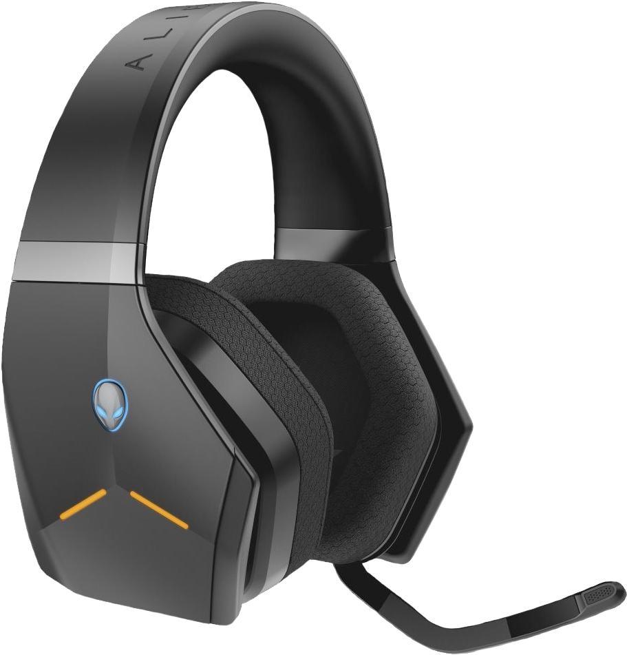 Alienware Wireless Headphones - Alienware Wireless Gaming Headset Aw988 (936x1000), Png Download