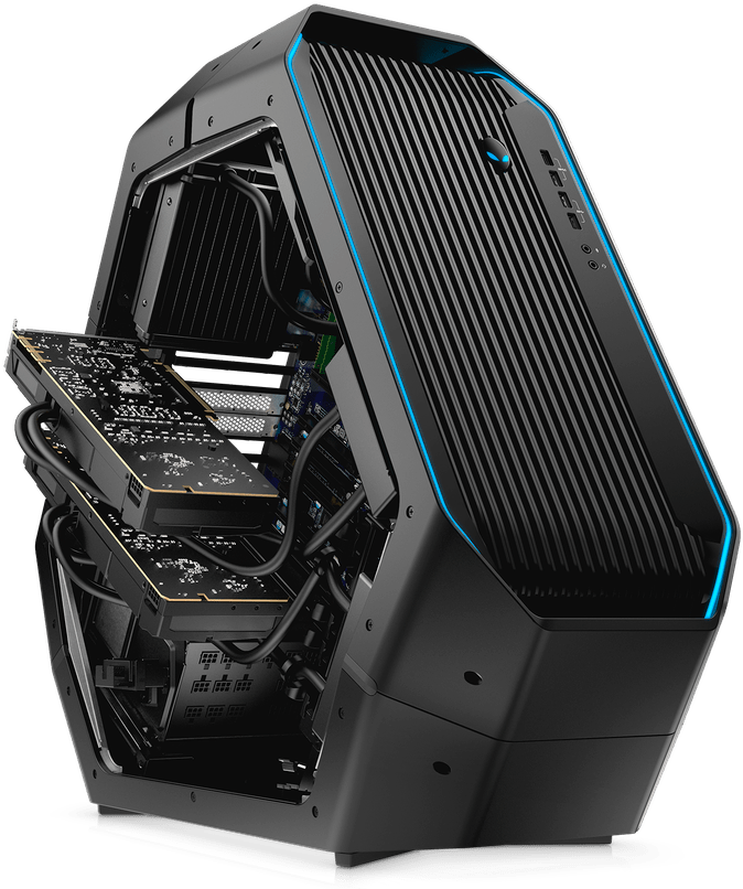 Alienware Revs Area 51 With Geforce Rtx, 2nd Gen Ryzen - Alienware Threadripper (970x841), Png Download