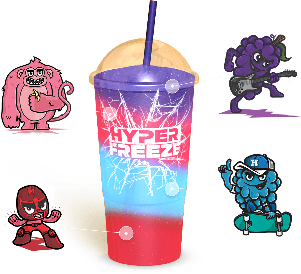 Hyperfreeze Cumberland Farms Arctic Blast Icee Png (1030x960), Png Download