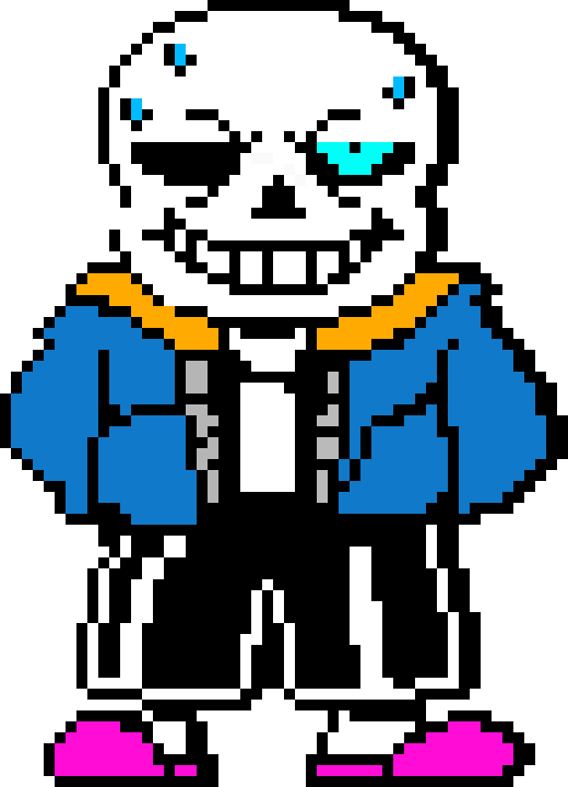 Sans Sprite My Version - Sprite Sans (520x720), Png Download
