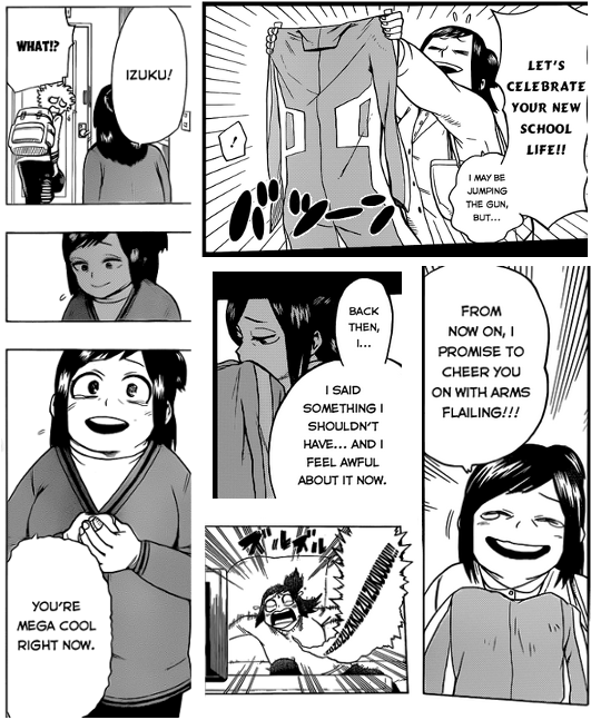 Happy Mother's Day To Best - All Might Dekus Mom (540x655), Png Download
