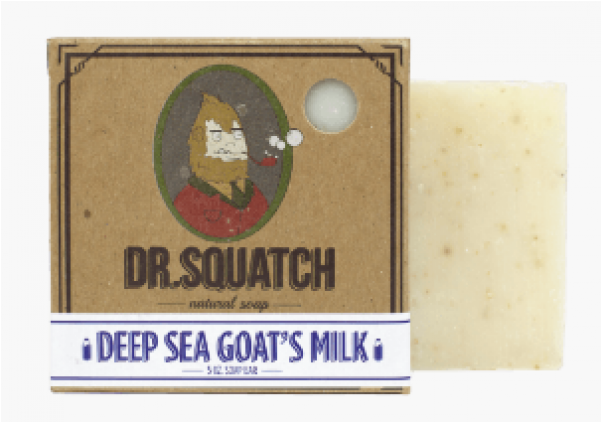 Squatch Deep Sea Goat's Milk Bar Soa - Dr. Squatch Natural Bar Soap - Deep Sea Goat’s Milk (600x706), Png Download