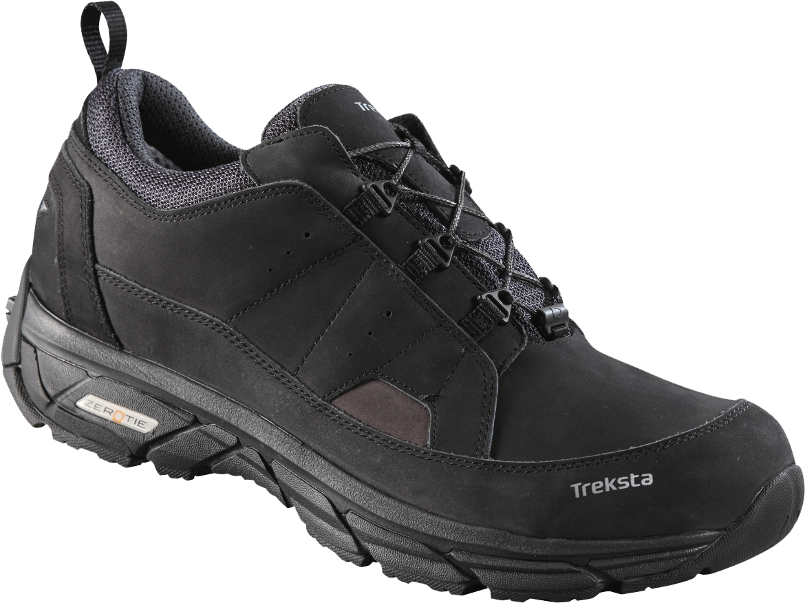Hands Free - Leather Zero Tie Casual Shoe - Men's-black-medium-9 (1417x945), Png Download