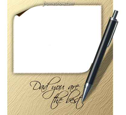 Happy Fathers Day Ecard - Happy Fathers Day Frame Png (416x382), Png Download