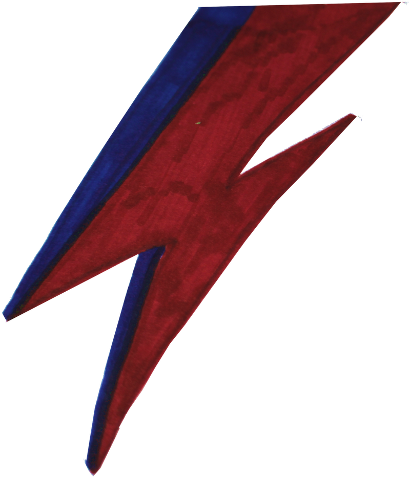 Lightning Bolt Source - Lightning Strike David Bowie (1600x1067), Png Download