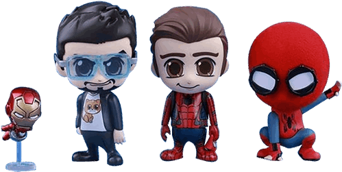 Marvel - Spider Man - Homecoming - Spider Man Hot Toys - Hot Toys Marvel Cosbaby (600x600), Png Download