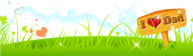 Happy Fathers Day Heading Then Open An Email Editor - Father's Day Background Png (655x200), Png Download