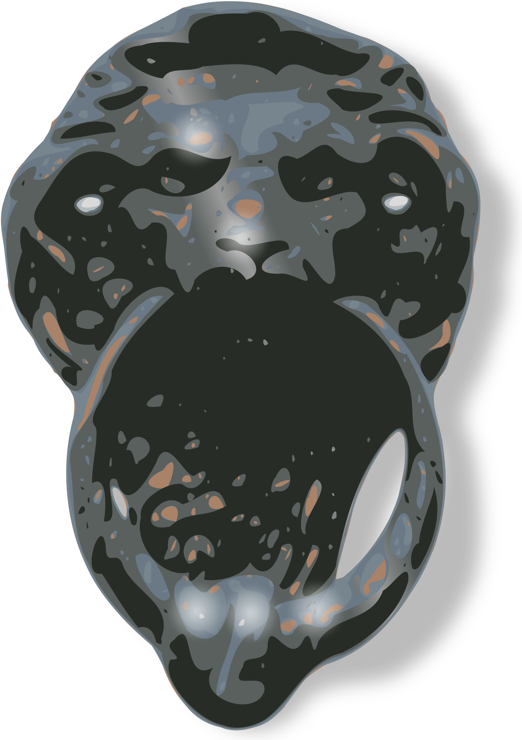 Lion-face Door Knocker Clipart Png (423x600), Png Download