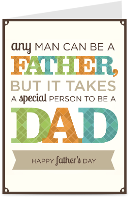 Awesome Father's Day Greeting Card - Es Nimmt Jemand, Das, Um Eine Vati-karte Zu Sein Karte (284x426), Png Download