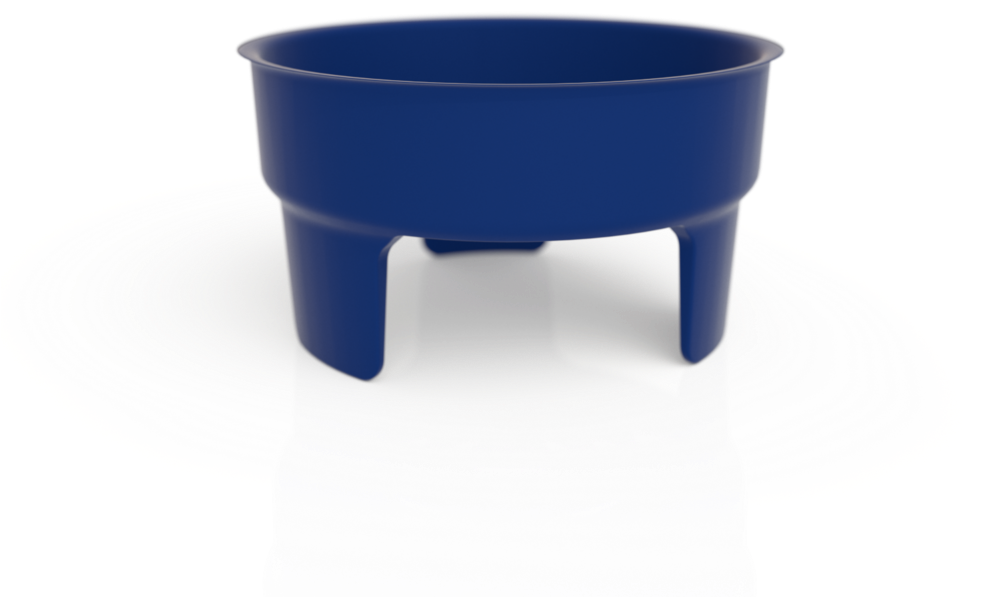 Lunch Layers Blue Tupperware Glad Food Devider (1000x867), Png Download