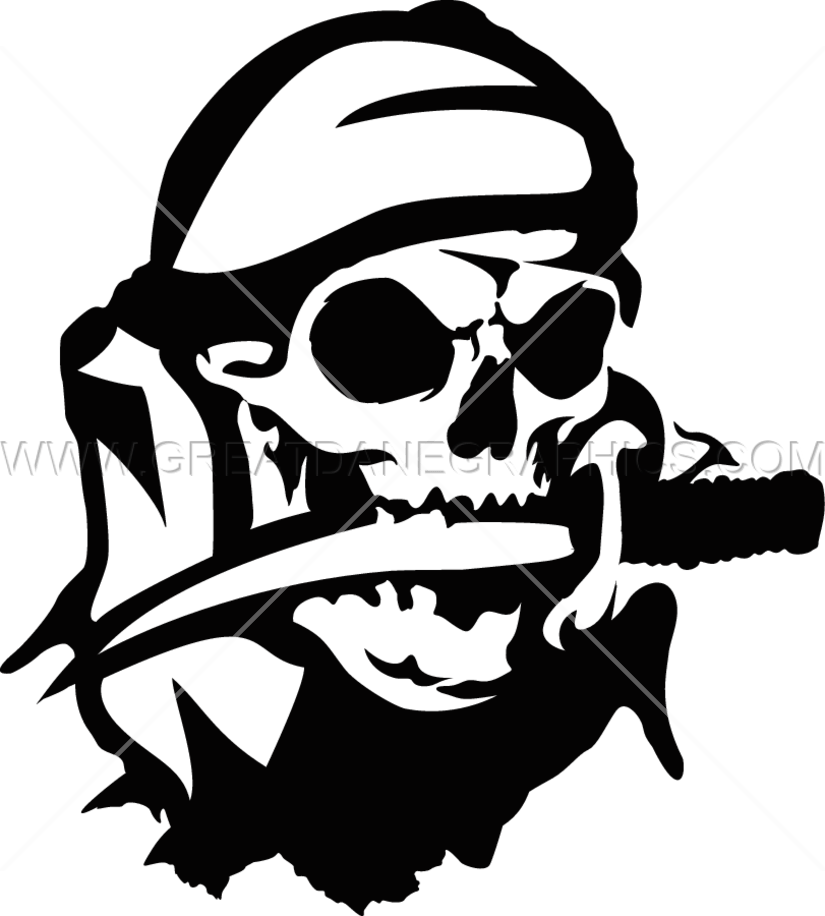 Pirate Skull Png Image Background - Transparent Pirate Skull (825x916), Png Download