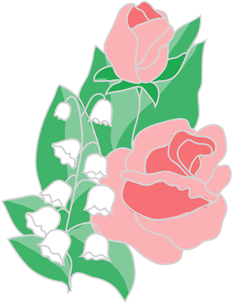 Cute Flowers - Thank You Card Messages (531x638), Png Download