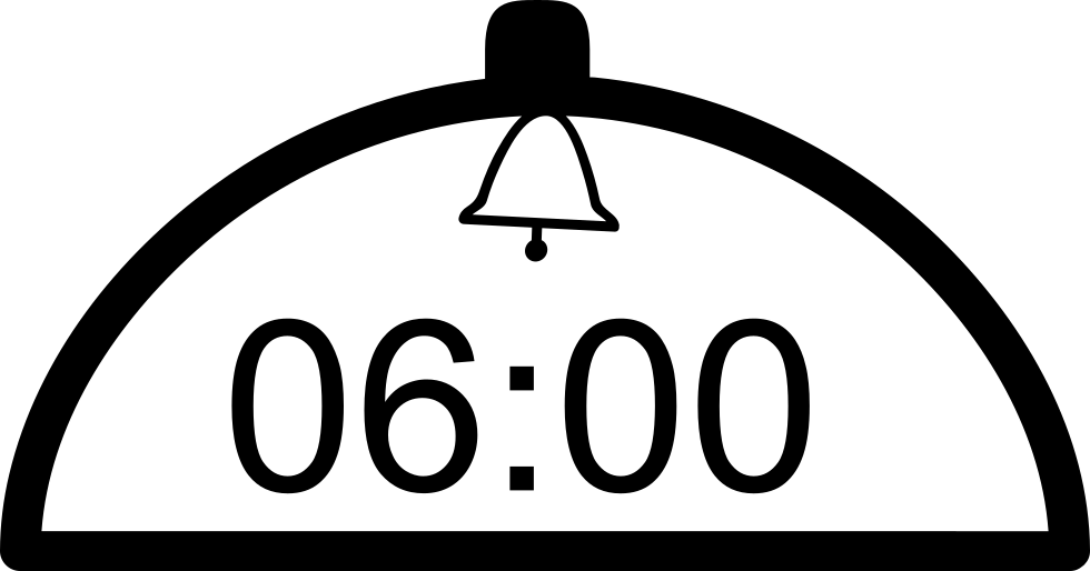 Digital Alarm Clock - Clock (980x514), Png Download