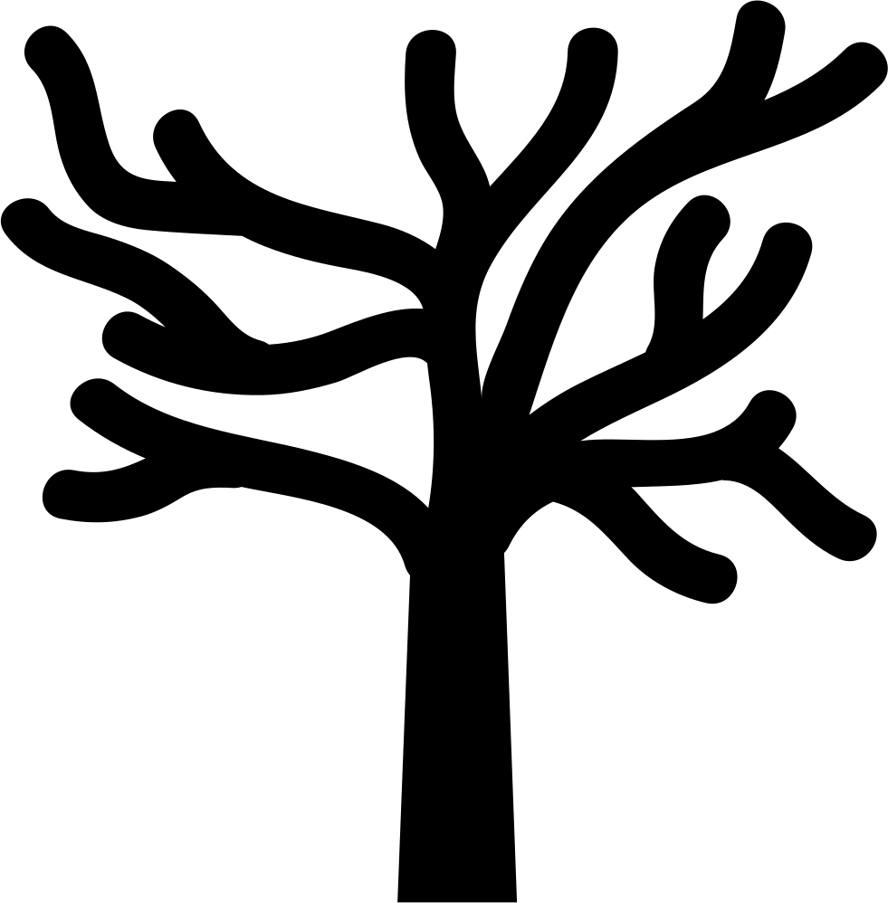 Naked Trees Branches - Branch Icon Png (981x998), Png Download