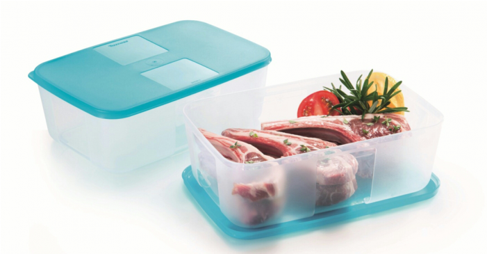 Tupperware Freezermate Medium Ii 1.5 L Blue (700x700), Png Download