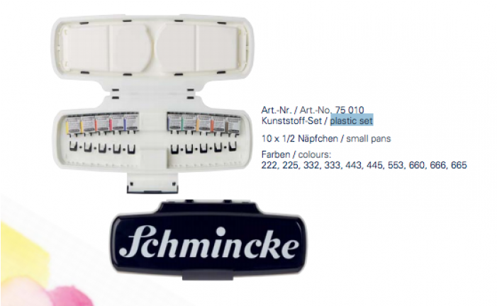 Schmincke Akademie Watercolour Set 12 Large Pans (700x700), Png Download