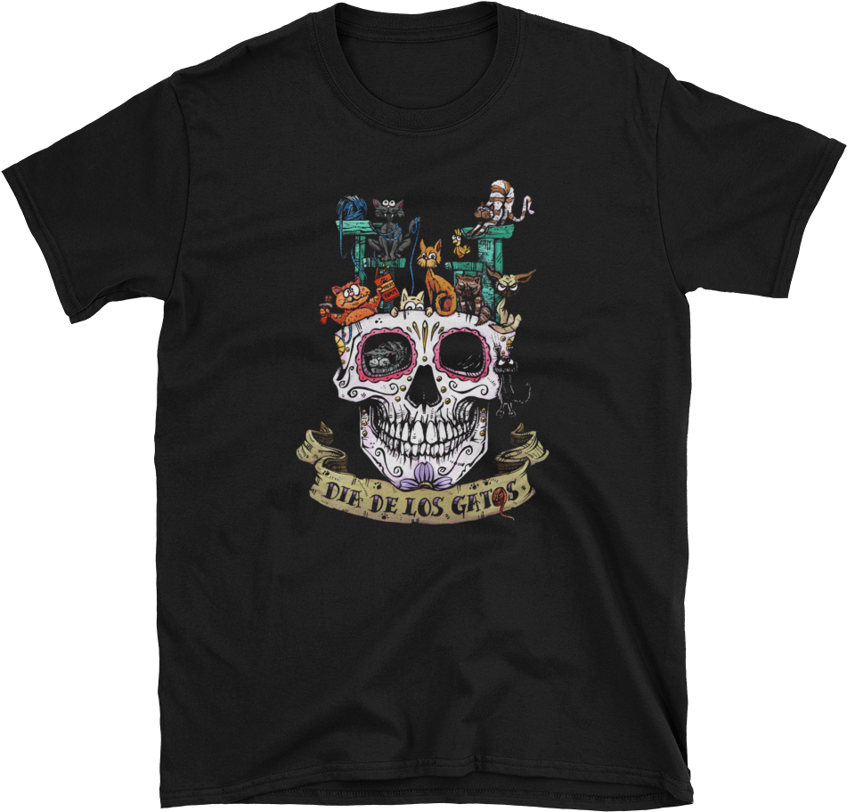 Day Of The Dead Artist David Lozeau, Dia De Los Gatos - Soundgarden Screaming Life Shirt (1000x1000), Png Download