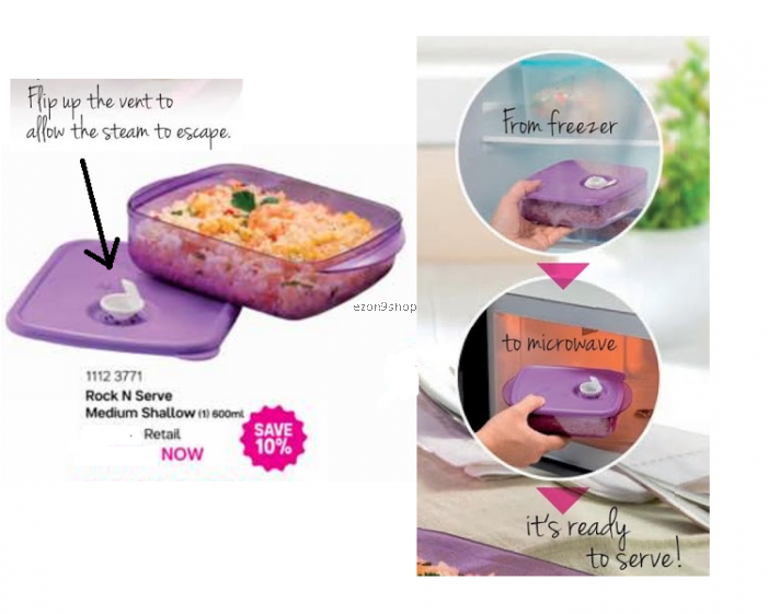 Rock N Serve Tupperware (700x700), Png Download