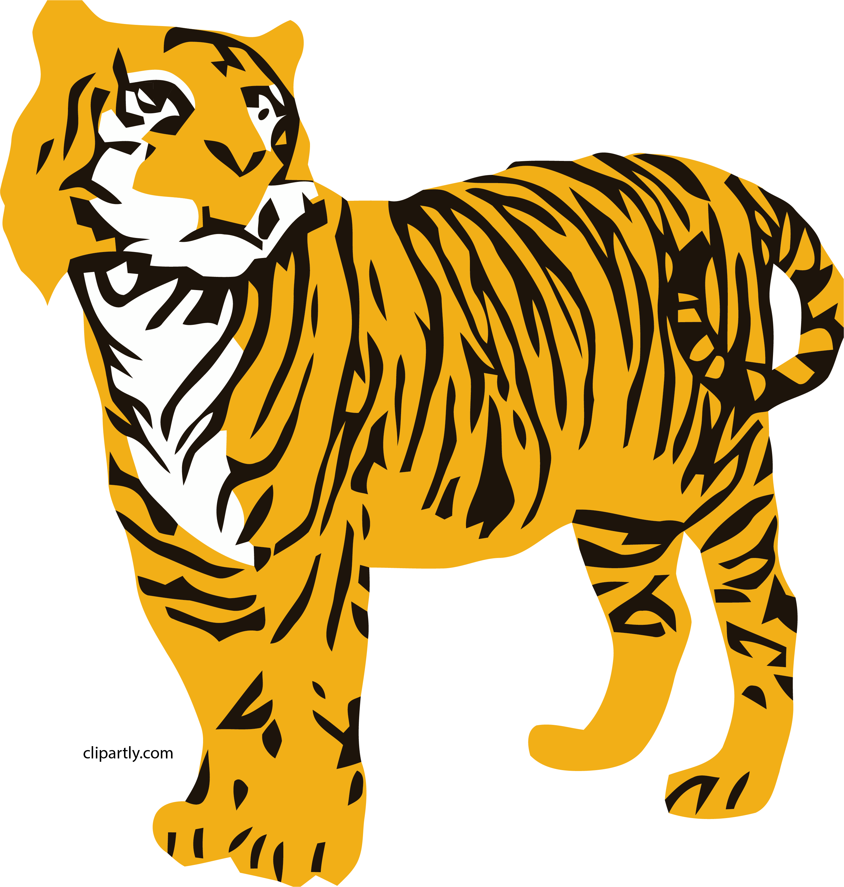 Tiger Clipart Png - Tiger Clipart (2818x2960), Png Download